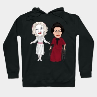 Whatever happened to Baby Jane, Bette Davis, Joan Crawford Inspired Illustration Hoodie